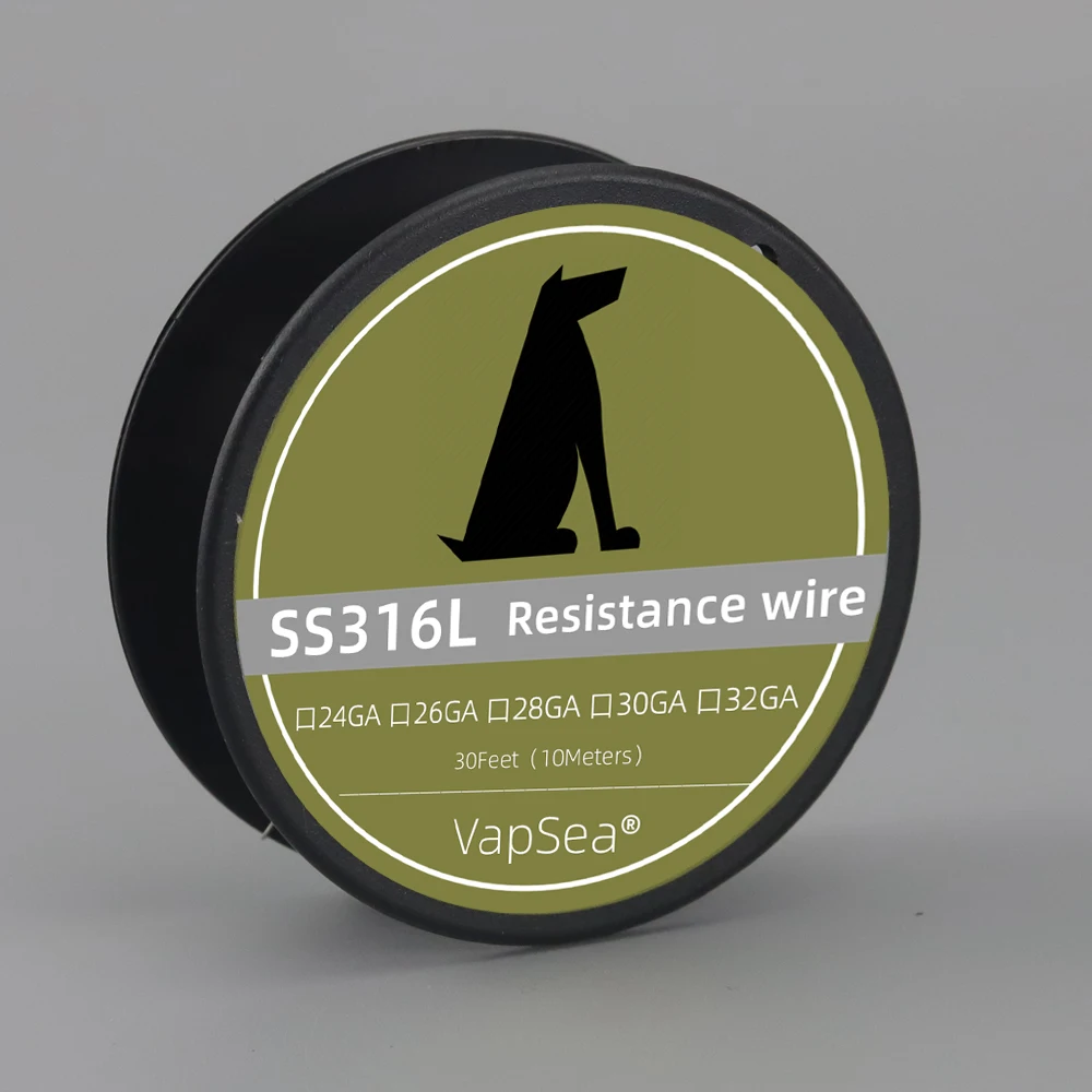 Bobinas fundidas Clapton, resistencias trenzadas Alien KA1 SS316L NI80, alambre para DL RDL MTL, 30 pies, 10 metros