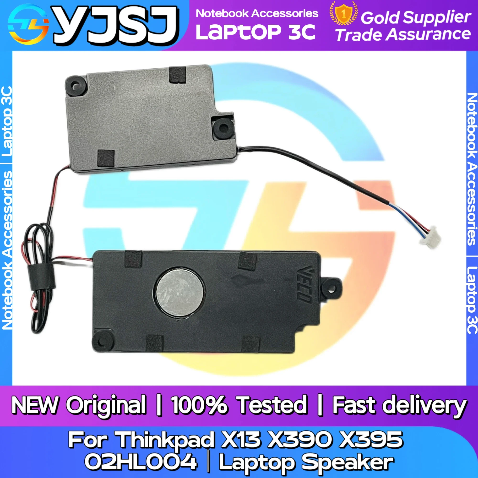 New GENUINE Original Laptop Speaker For lenovo ThinkpadX13 X390 X395 built-in speaker horn audio PK23000RBV0 SSB0A39502 02HL002 - Image 2