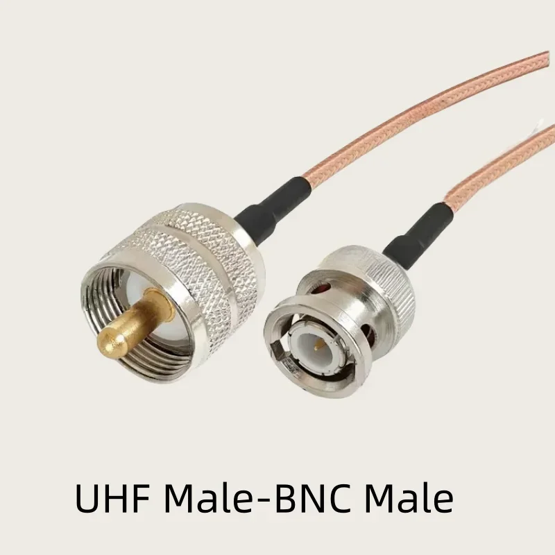 RG316 Cable SO239 PL259 UHF to BNC Male plug & Female jack 50 ohm Low Loss Pigtail Jumper RG-316 Cables