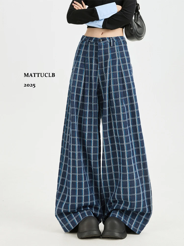 

2023 Осень Зима Женщины Японский Y2k Harajuku Широкие клетчатые брюки Длинные брюки Свободные повседневные мешковатые новые эстетические брюки 2000-х годов в стиле панк