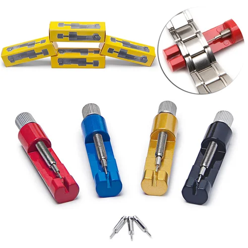 Herramientas de correa de reloj, Kits de dispositivos de separación de reparación de correa de reloj, abridor de correa de reloj de desmontaje, herramienta de ajuste de correa de acero, accesorios de reloj