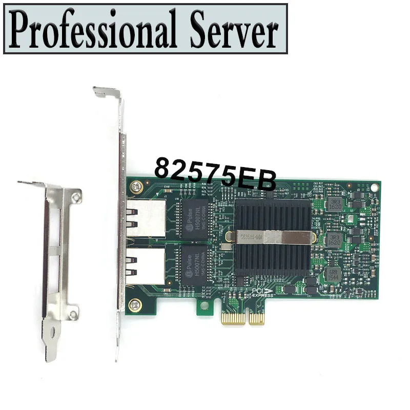 

Dual Port PCI-EX1 82575EB E1G42ET/EF/E1G44ET Gigabit Server Adapter