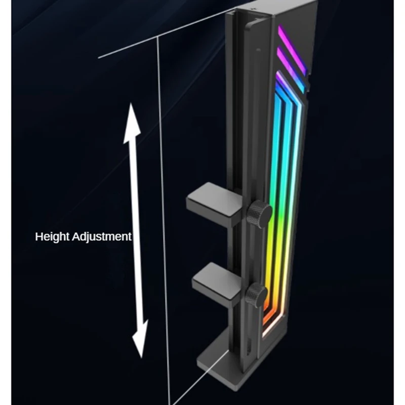 Adjustable Graphics Card Fixed Bracket ARGB Godlight Sync For 3060Ti4070ti Universal Graphics Card Holder