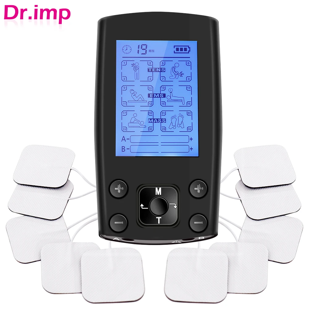 

24 Modes Electric Tens Body Massager Acupuncture Pulse Digital Therapy EMS Muscle Stimulator Slimming Machine Electro Stimulator