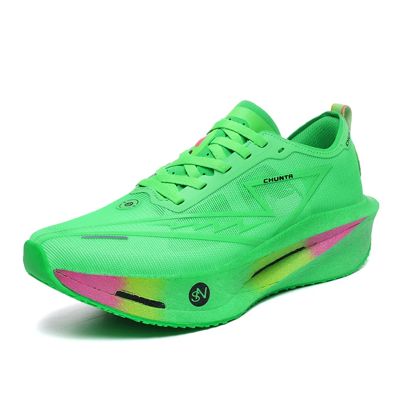 รองเท้าวิ่งคาร์บอนบอร์ด รุ่นพิเศษสำหรับมาราธอน ผู้ชาย รองเท้ากีฬา ระบายอากาศ น้ำหนักเบา รองรับแรงกระแทก กันลื่น รองเท้าวิ่งคู่รัก