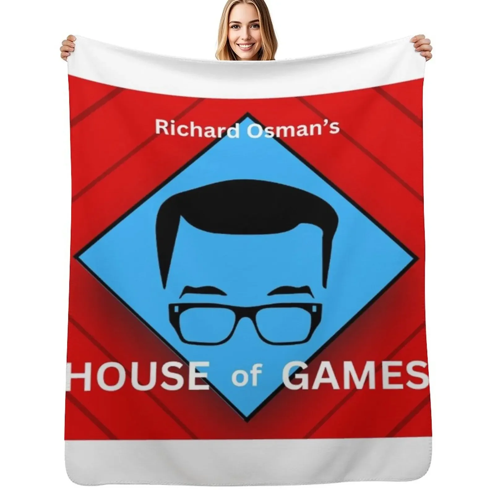 

Richard Osman's House of Games Throw Blanket Blankets For Sofas Tourist Moving Hairy Blanket