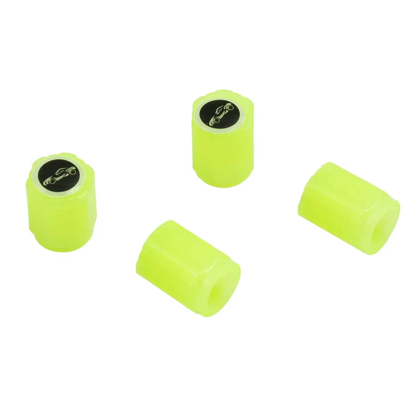 Per Auto Notte Dispositivo di Raffreddamento Biciclette Bus Cap Auto Verde Fluorescente Luminoso Moto Gomma Stelo Pneumatico Camion 2022