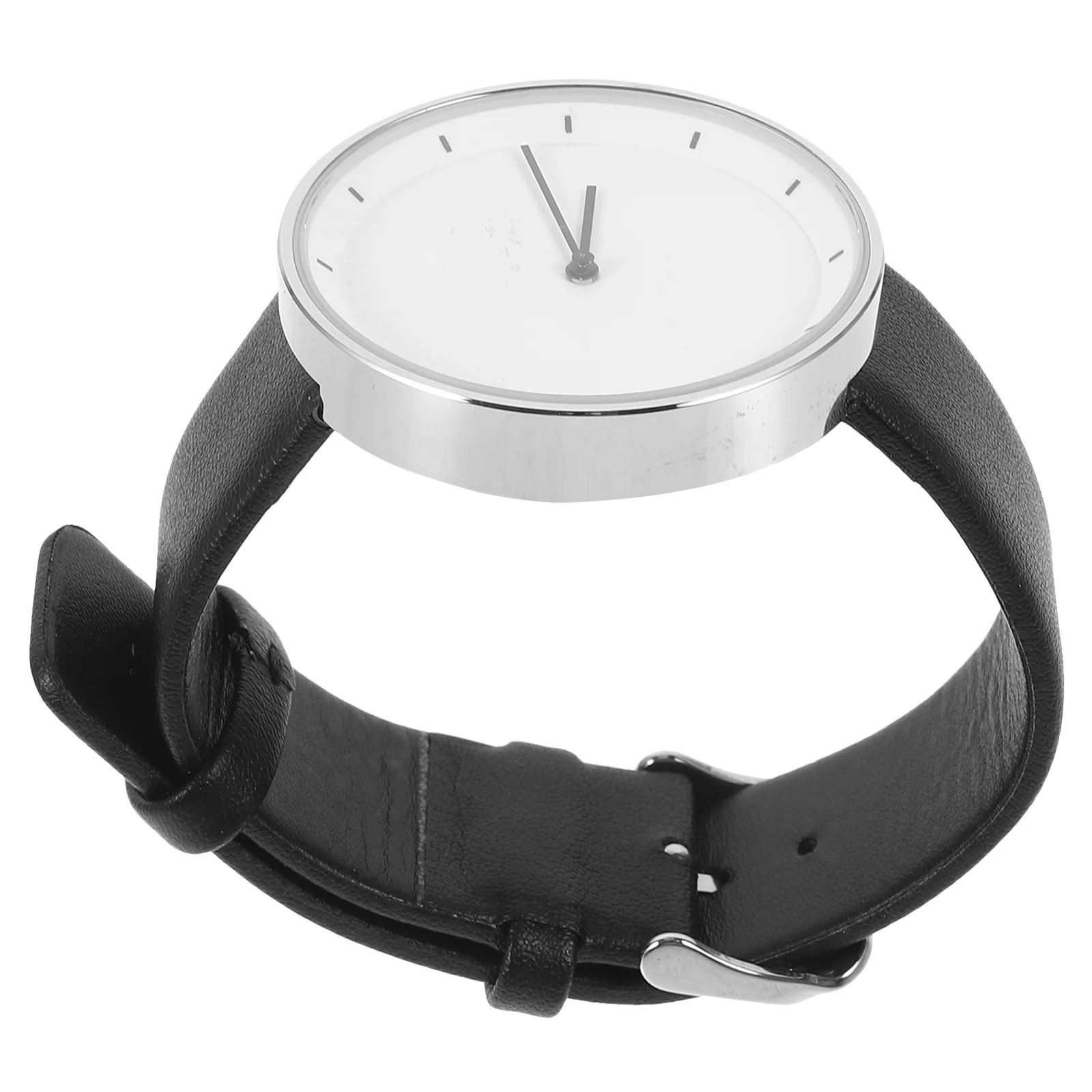 

Men Quartz Watch Black Fashionable Elegant Vintage Style Strap Business Male Wristwatch Perfect Gift Mens Quartz Watch