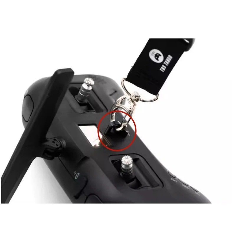 TBS Tango 2 Upgraded CNC Aluminum Neck Strap Mount with Hook Lightweight Bracket for RC Drone Transmitter Remote Control Parts