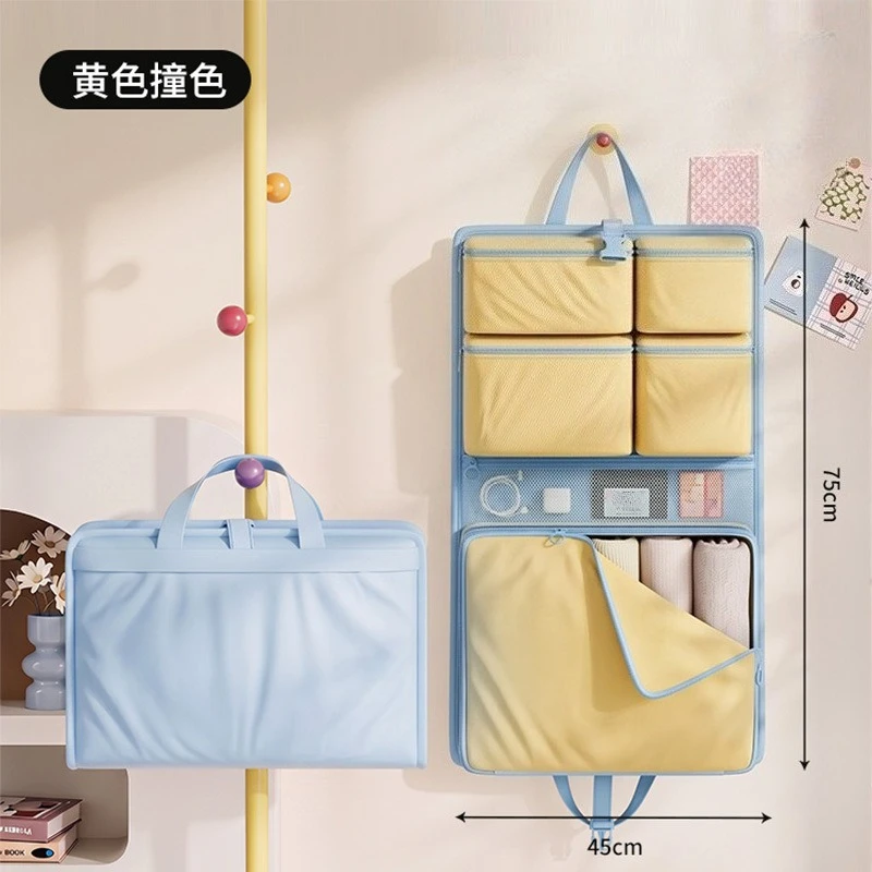 Seven-in-one Business Trip Clothing Storage Bag, Portable Travel Hanging Organizers, Sub-packaging Suitcase,Wardrobe Storage