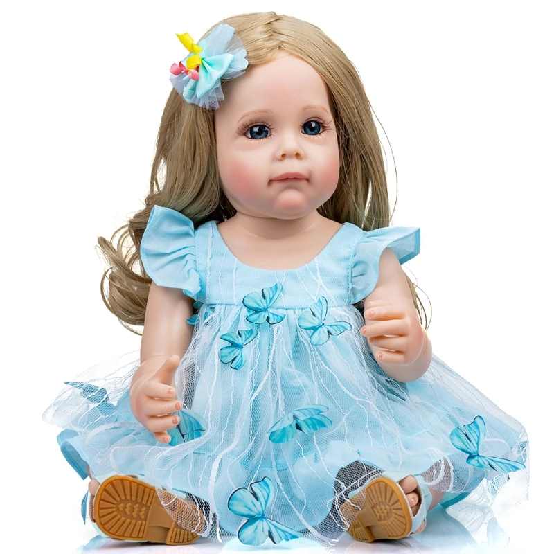 55cm/21in Baby Dolls Girl for Doll Nurturing for Doll Realistic Handmade Full Body Soft Toy for