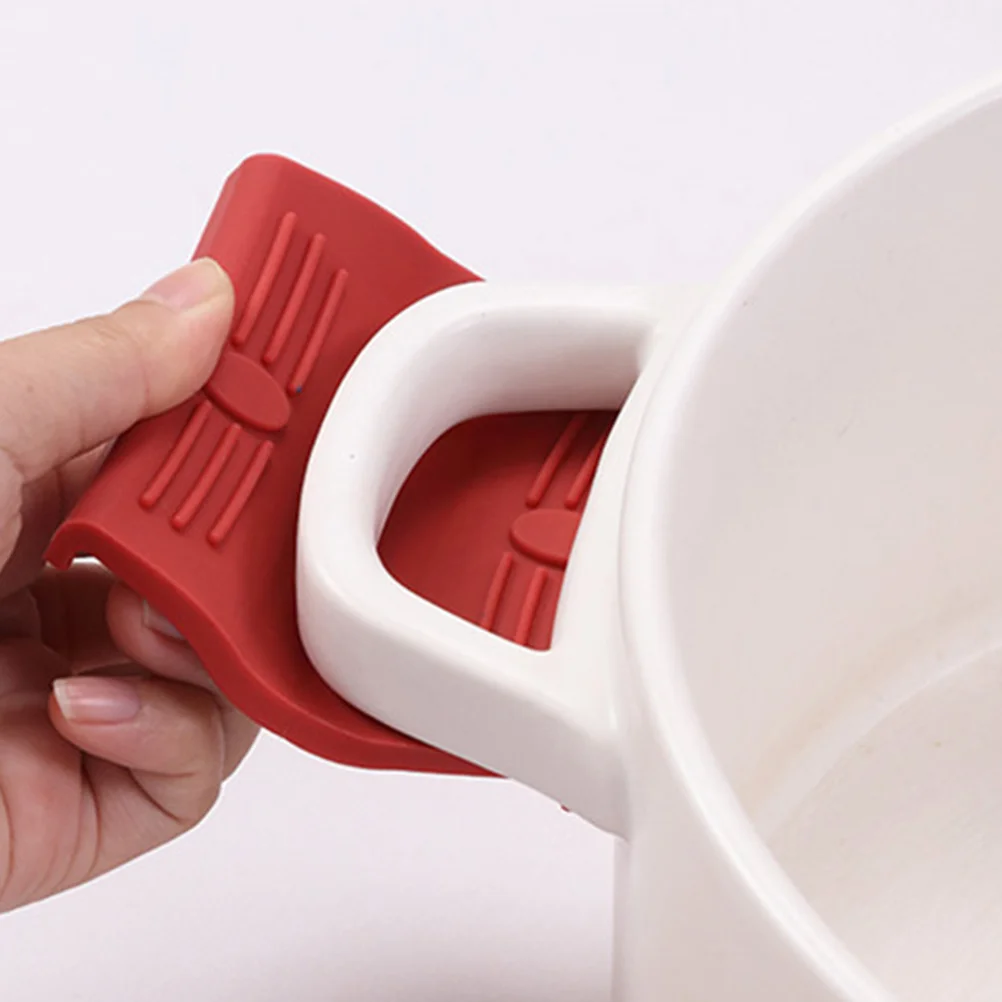 

2Pairs Silicone Hot Handle Holder Pot Insulation Sleeve for Pans and Pots Heat Resistant Non-Slip Kitchen Gadget Handle Cover