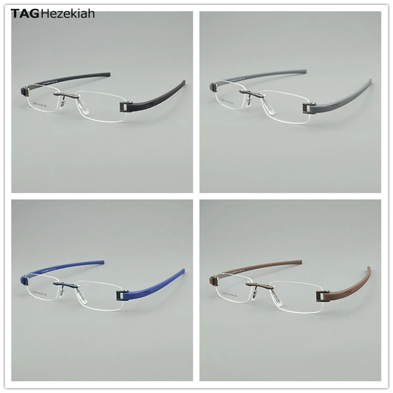 Titanium frameless optical glasses frame for men's fashionable prescription glasses frame men Reading Myopia for Wom H5069