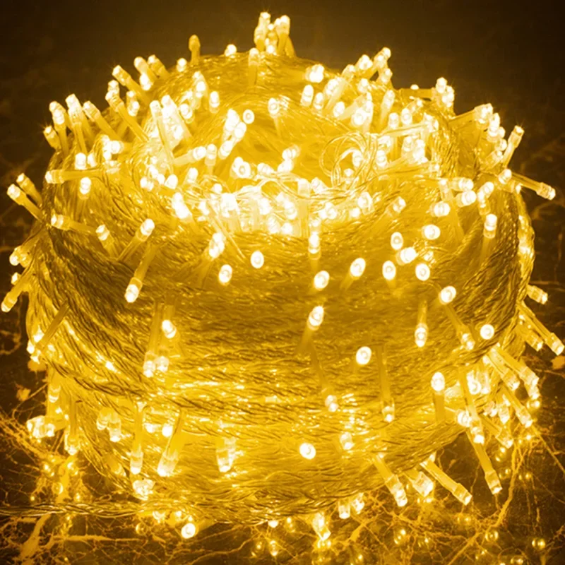 

3-100M LED Christmas String Fairy Lights Battery/USB/Plug Indoor Outdoor Garland Light for Wedding Tree Holiday Party Decoration