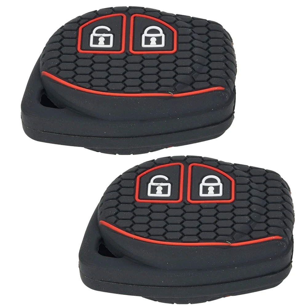 High Performance Silicon Remote Key Cover Cases Designed for Various For Suzuki Cars Including Swift & Liana Pack of Two