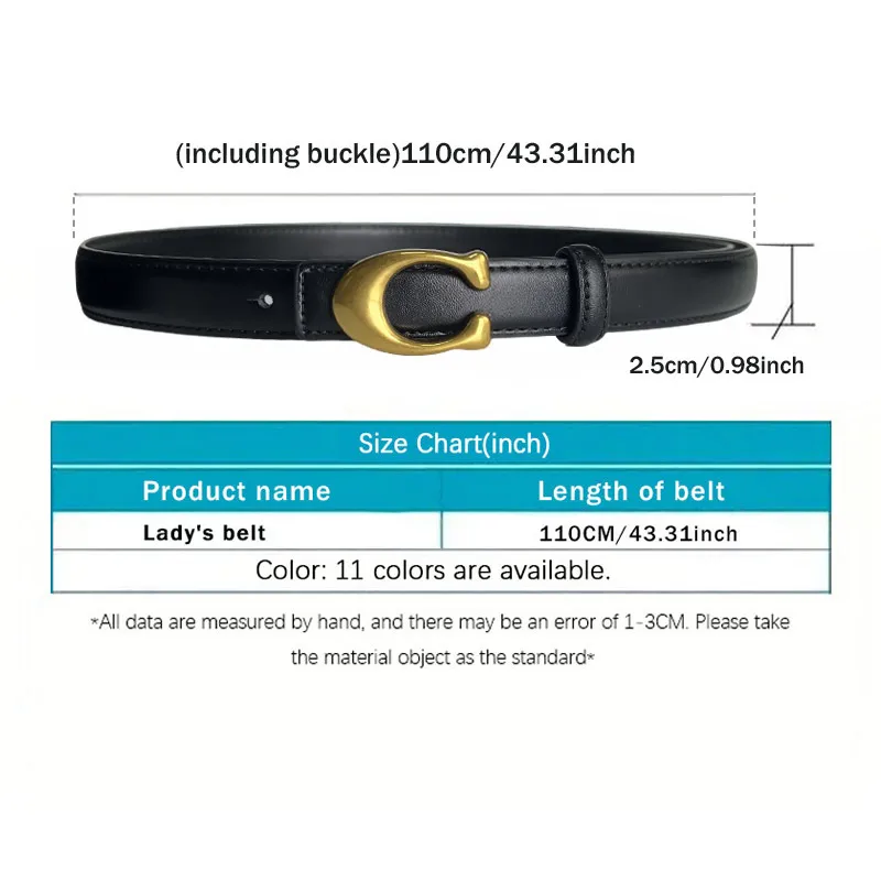 2025 Nuovo Sottile 2.5 CENTIMETRI di Lusso di Marca Famose Donne Cintura di Designer di Moda In Pelle Delle Donne Della Cintura Della Ragazza Delle Signore per le donne vestono Abbigliamento