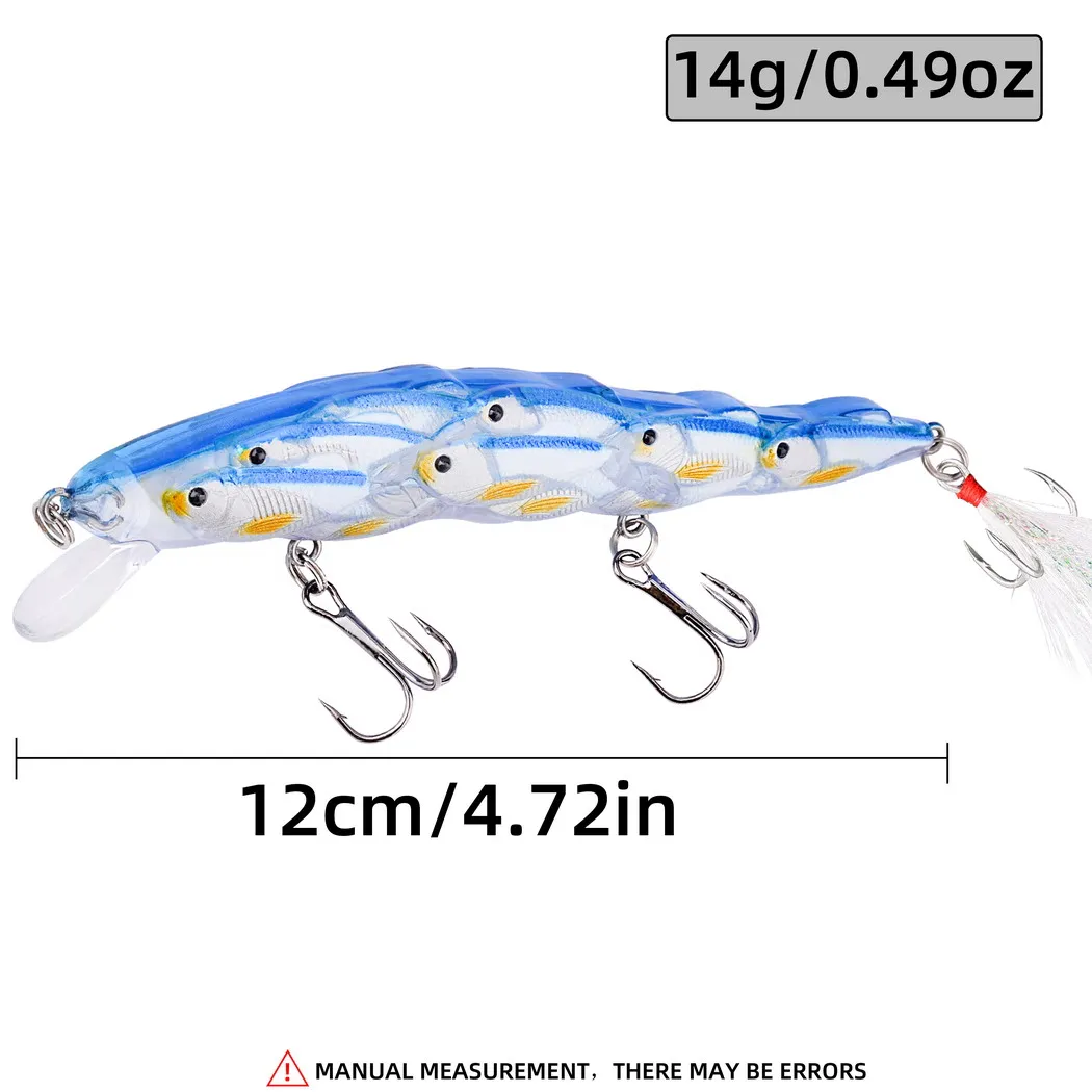 Señuelo Wobbler Topwater artificial para trucha – Cebo duro de superficie - imagen 3
