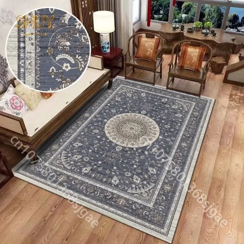 

Retro Persian Style Rugs Large Size Carpet Living Room Luxury Home Decoration Aesthetic Table Sofa Area Rug Non-slip Floor Mats