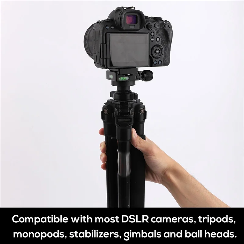 

【Flash-Deal!】50Mm Quick Release Plate Clamp Adapter For Arca Swiss, Aluminum Alloy Camera Mount-Gear With 1/4Inch Screw