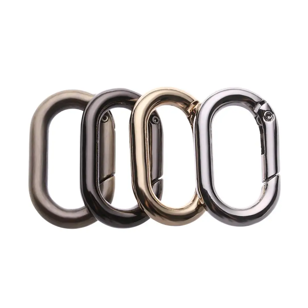 

1/2/4/5pcs Tools Camping Hiking Snap Bottle Hooks Outdoor Carabiner Bag Belt Buckles Handbags Clips Spring Oval Rings