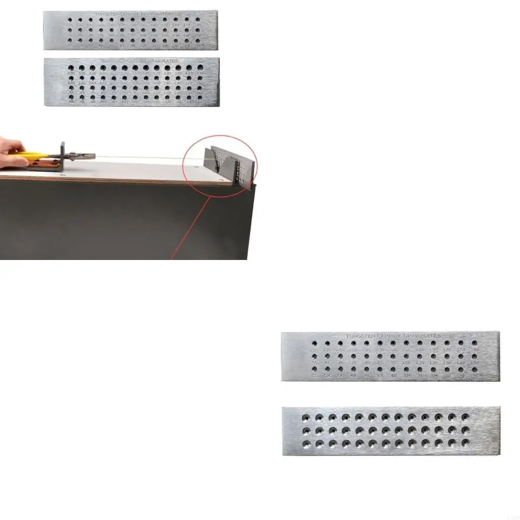 

Wire Drawplate Carbon Steel Wire Shaping Tool Jewelry Making Tool Wire Drawing