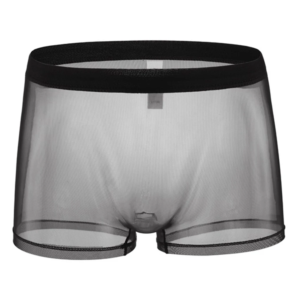 ملابس غير رسمية ملابس النوم الأزرق الملكي ملابس داخلية للرجال مثير الانتفاخ السروال للرجال الانتفاخ ملخصات 90 نسيج البولي أميد #3