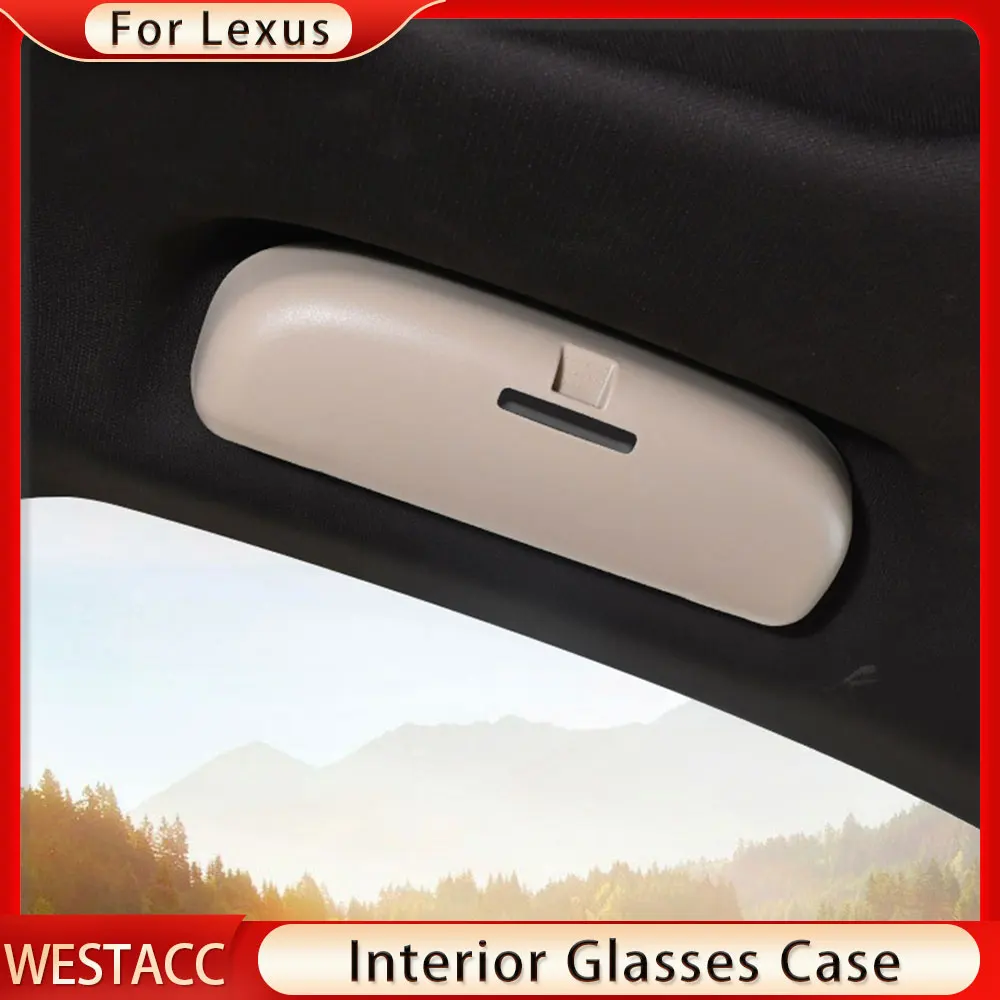 Car Sunglasses Holder Eyeglasses Glasses Case Holder for Lexus NX NX200 NX300 UX UX200 UX260 2014-2021 Storage Box Accessories