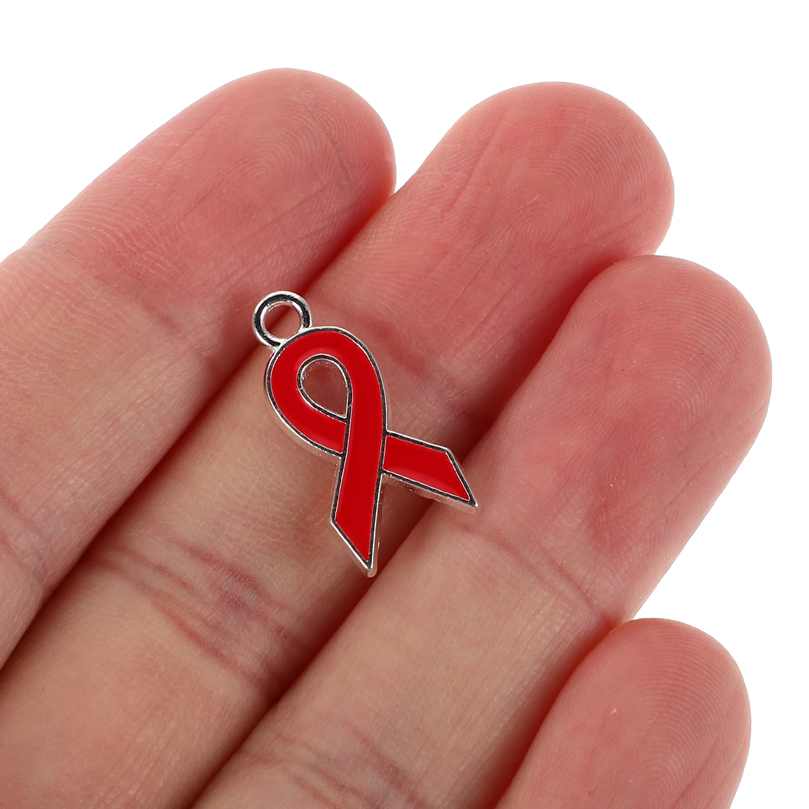 20 Pcs Orange Color Ribbon DIY Pendant Jewelry Making Accessories Women Birthday Accessory