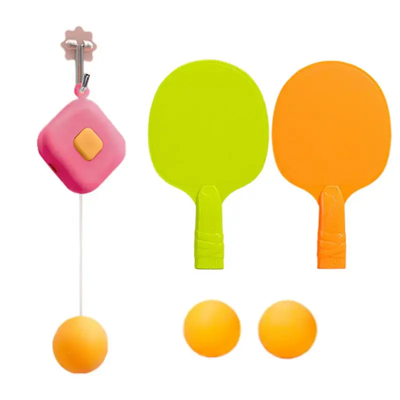 Door Pong Game For Kids Indoor Suspension Table Tennis Practice Trainer Portable Workout Set Children Door Pong Game For