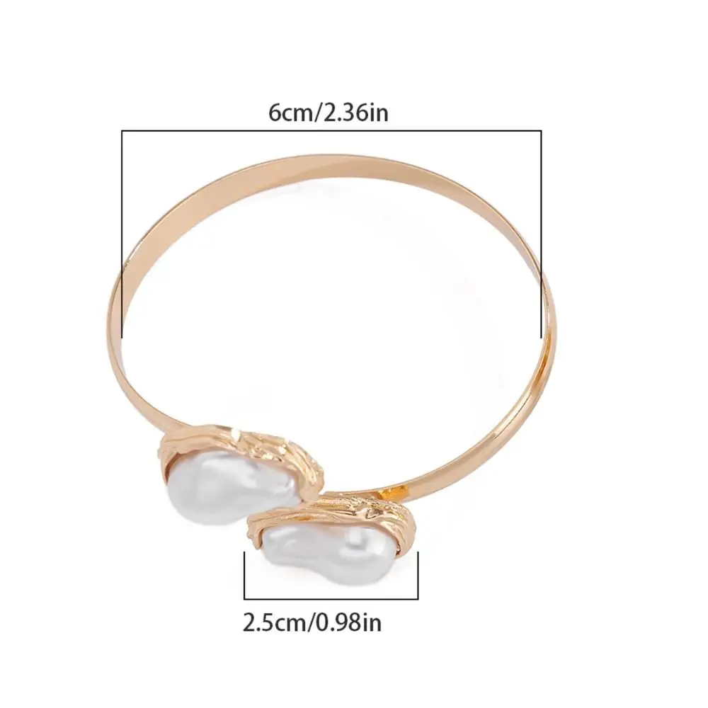 4 قطعة المفتوحة المختنق خمر مجوهرات دعوى مبالغ فيها المعادن سلسلة الترقوة مجموعة ضوء الفاخرة غير النظامية قلادة سوار حلقة البدلة #1