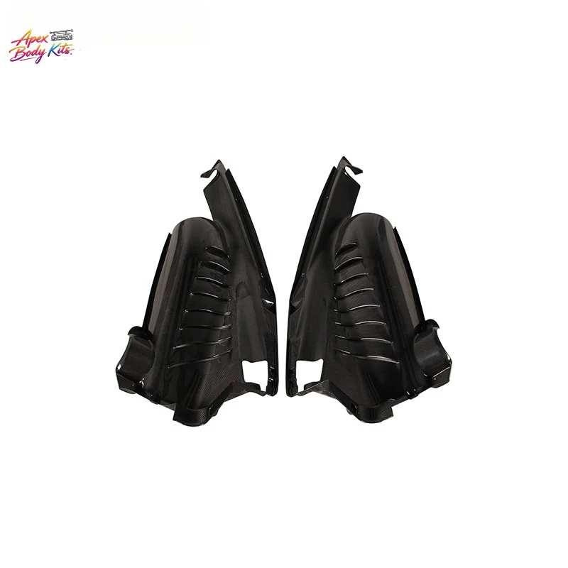 OEM Style Prepreg Dry Carbon Fiber Engine Compartment Covers for Ferrari F8 Tributo