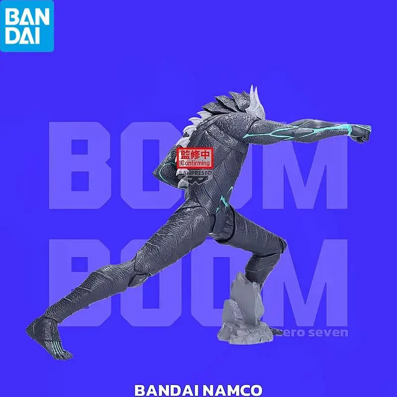 Genuíno BANDAI NAMCO Kaiju No.8 Grandista Hibino Kafka Figura de PVC em estoque Coletor Estatueta Brinquedos Novo e modelo de boneca não aberta
