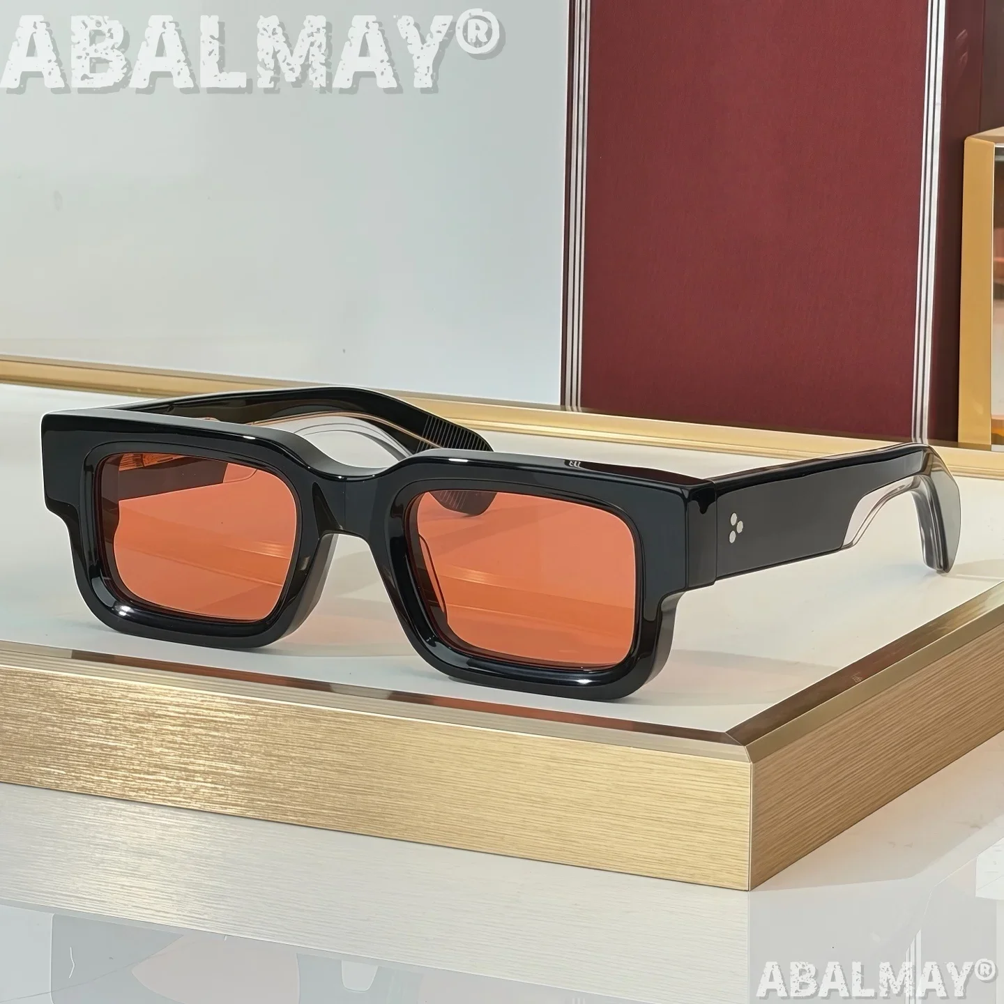 

JMM ASCARI SIZE 50-23 Top Quality Sunglasses for Men Retro Trend Women Luxury sunglasses Brand Designer UV400