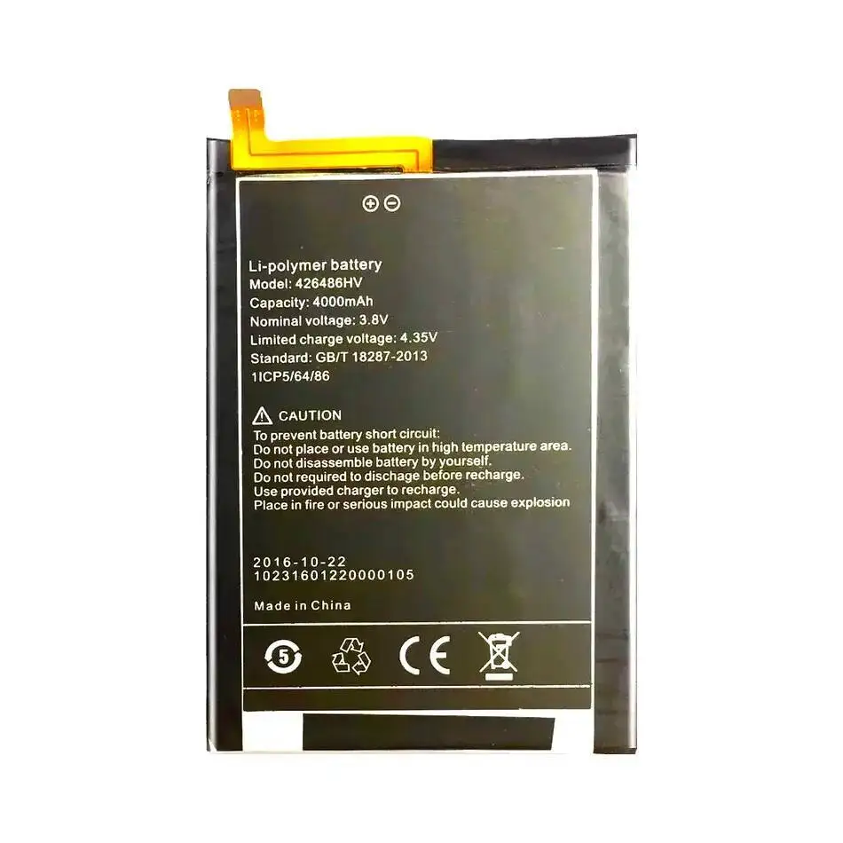 

For Umidigi Umi Plus E Mobile Phone Battery 4000Mah Reliable Power Supply 426486HV