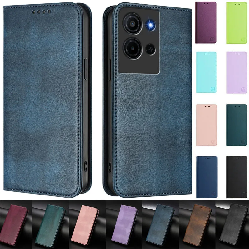 Funda Magnética K32/K33 para TCL K32 K33, Funda Tipo Cartera de Cuero con Soporte para TCL K32 K 32 K 33, Funda Protectora con Tapa Trasera