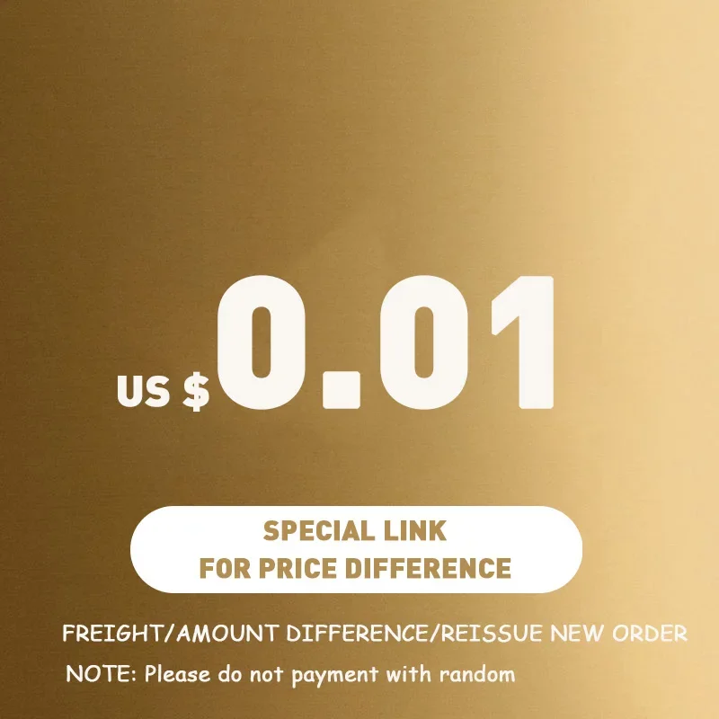 

Compensation for postage, make up for the price difference, Or resend the product with a new 0.01 link