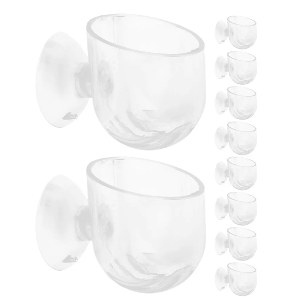 

10Pcs Aquarium Plants Holder Suction Cup Planter Hanging Hydroponic Fish Tank Planter Cups Fish Tank Decor Feeding Cone Cup