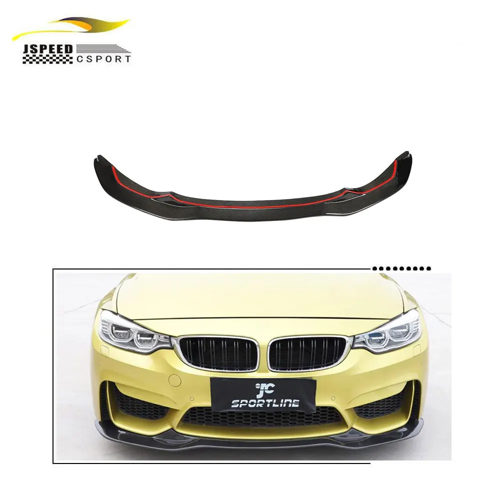 

Suitable for Carbon fiber front bumper duck-shaped lip separator Suitable for BMW 3, 4 series F80, F82, M3 and M4