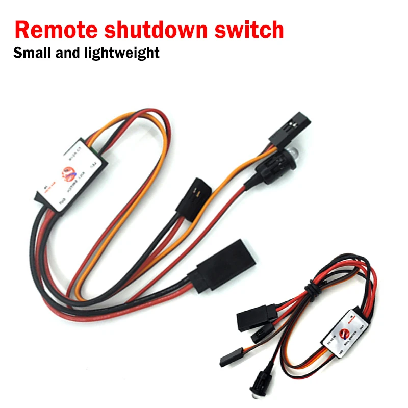 The aircraft model engine shutdown switch, gasoline engine, and CDI can be used for remote control of night navigation lights.