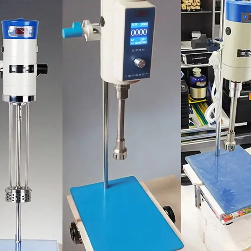 JRJ300-SH Cosmetics Emulsifying Mixer Solid Liquid Powder Homogenizer 220V High Speed Shearing Machine