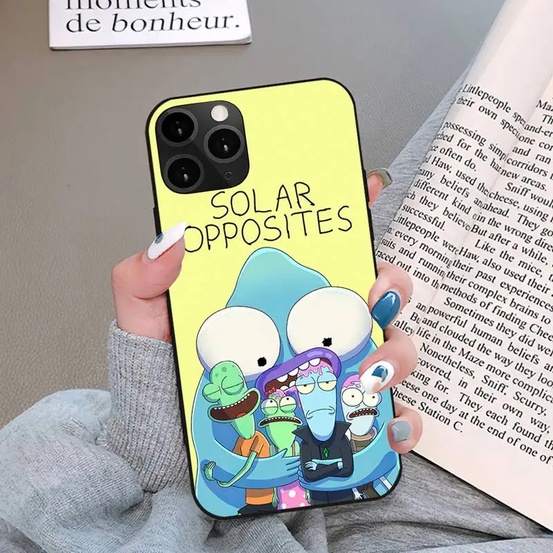 Cartoon Solar Opposites Phone Case For iPhone 11 12  13 14 Mini 6 7 8 PRO XS MAX X XR plus Shell