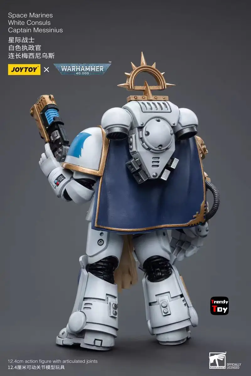 

【JOYTOY】Warhammer 40K Space Marines White Consuls Капитан Messinius 1/18 Фигурки Игрушки