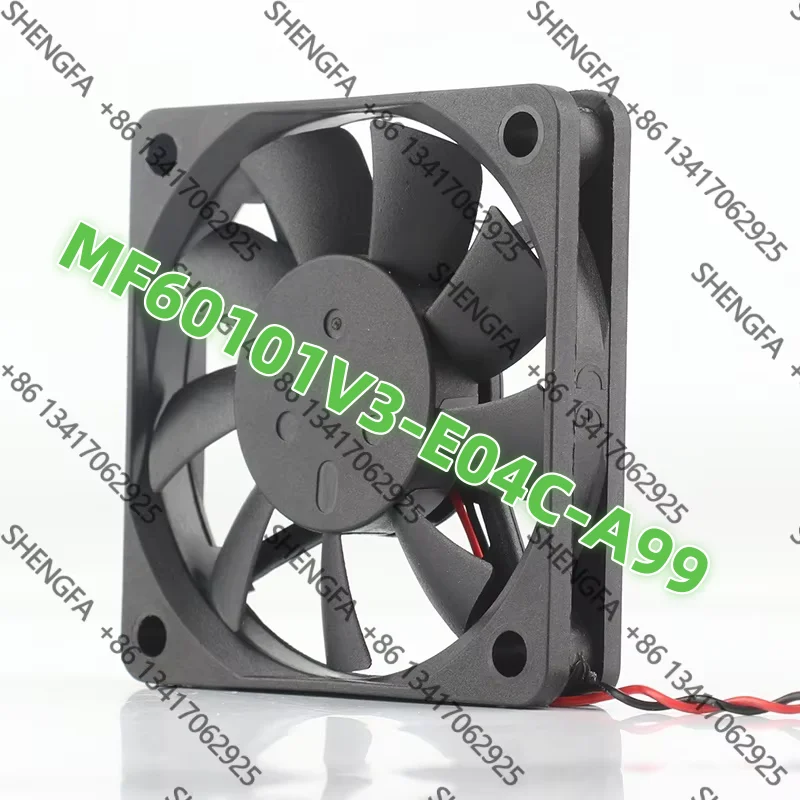 New Sunon 5V 24V 48V AC EC 6010 60X60X10MM 6CM magnetic suspension silent two-wire MF60101V3-E04C-A99 cooling fan DC 12V 0.35W