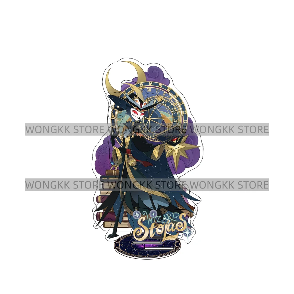 Anime Helluva Boss Blitzo Moxxie Millie Fizz Loona Halloween Tarot 15CM Acrylic Stand Keychain Anime Stand Desktop Decoration
