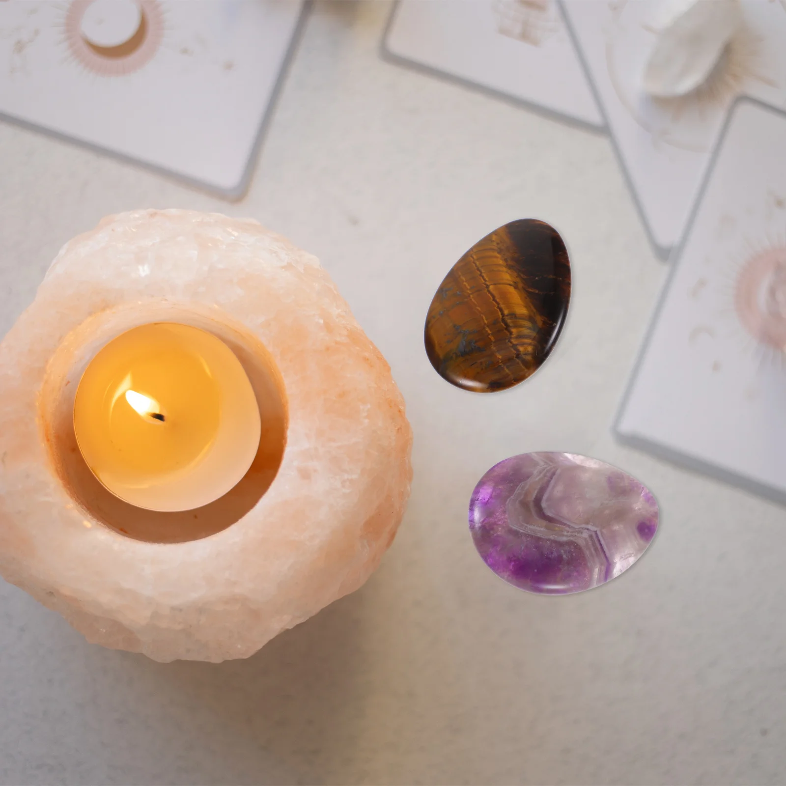 2 قطعة منحوتة باليد الطبيعية الإبهام تدليك حجر القلق حجر كريستال المحمولة جيب القلق الإغاثة سطح المكتب الديكور #5