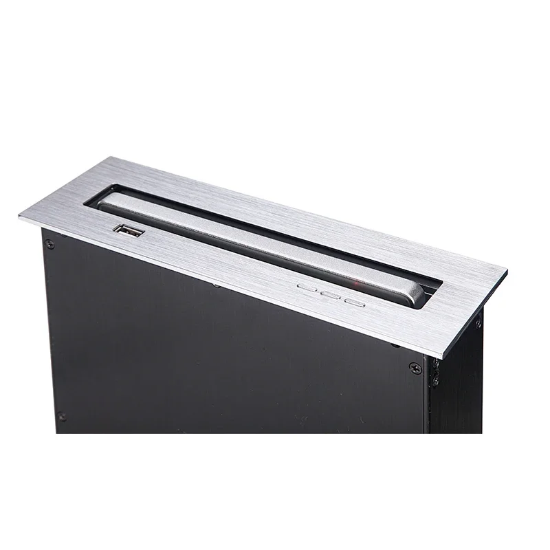 Double Sided Pop up Motorized Desk Name Card Lcd Tv Lift for Audio Video Conferencing System factory