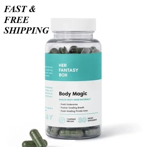 Her Fantasy Box | Body Magic Chlorophyll Capsules - 30 Vegan Capsules