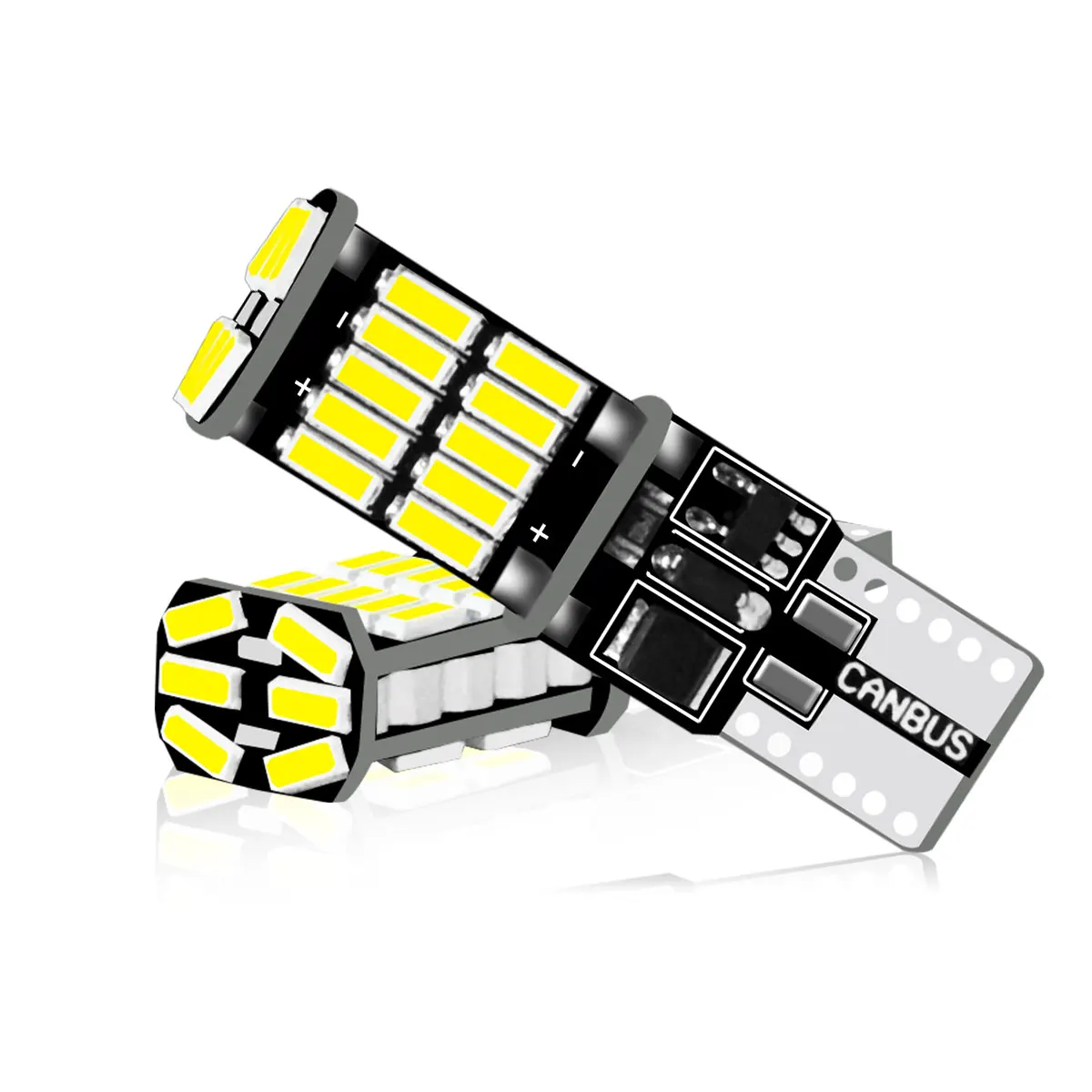 T10 W5W, WY5W, 5W5, 192, 194 168 501 2980CW Car Interior Lights, 26 SMD LED Instrument Panel Bulbs, Position Lights 12V