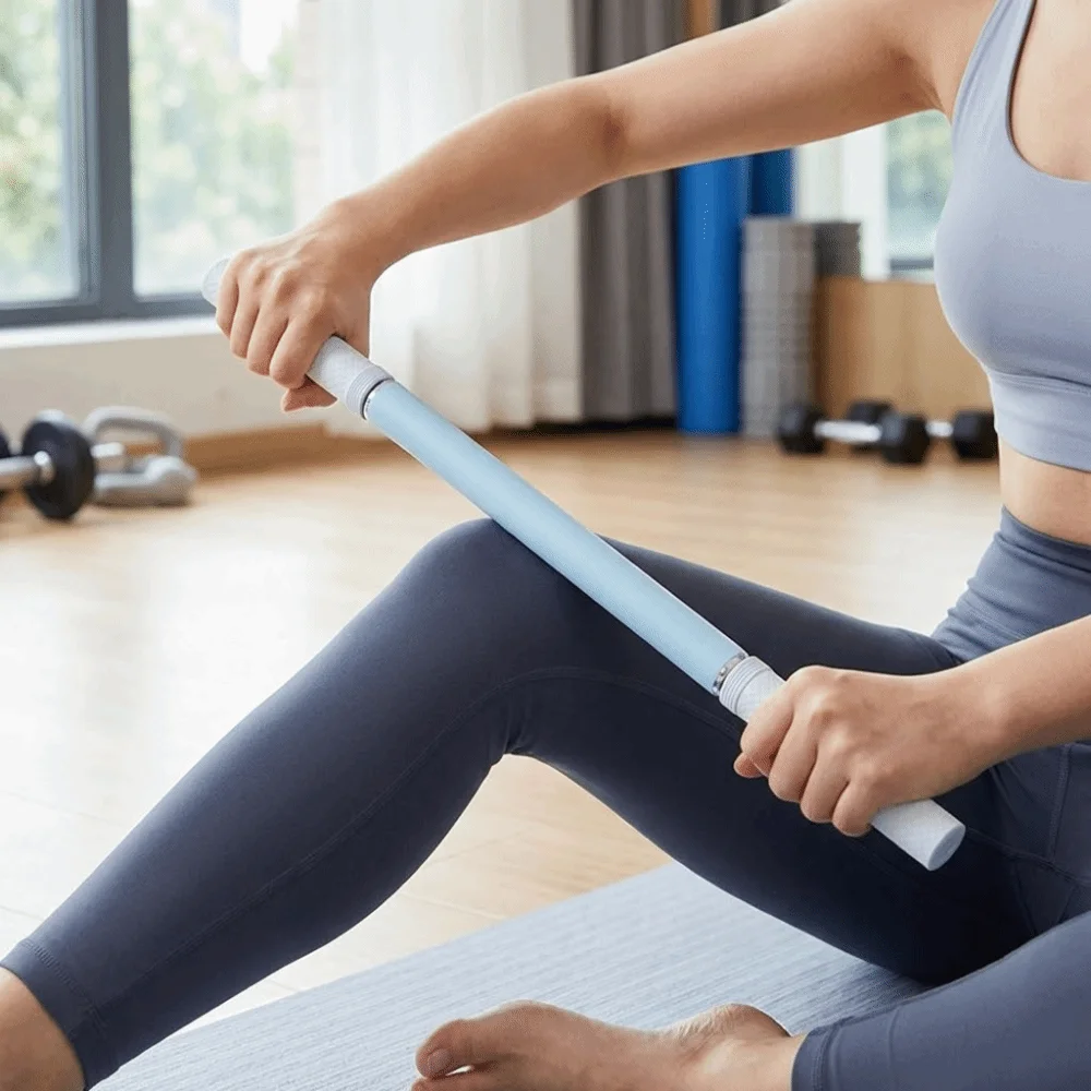 

Self Massage 45CM Massage Rod Ergonomic Shape Muscle Massage Massage Stick Portable Deep Tissue Massage Roller Fitness Training