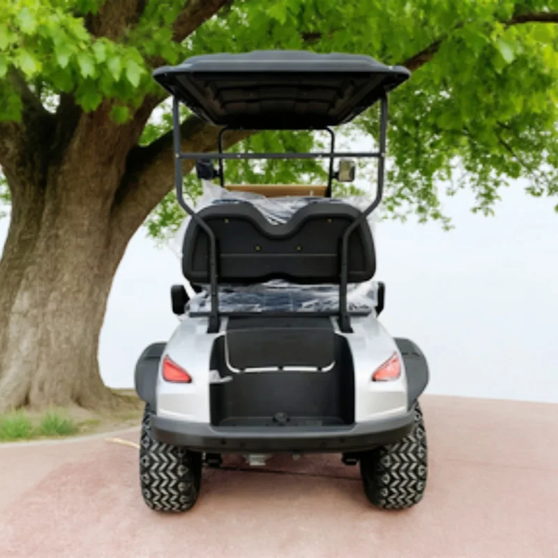 Scenic Spot Adult Go Kart 4 Seater With Double Wishbone Independent Suspension Electric Golf Cart For TranSporTing Tourists